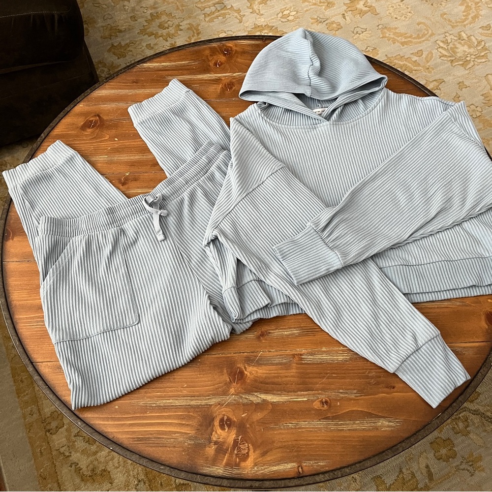 Better Together Ribbed 2pc Lounge Set. XL